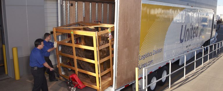 truck loading, otto nelson moving and storage, kenosha